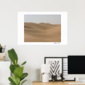 Poster Désert à Dubaï (Bureau à domicile)