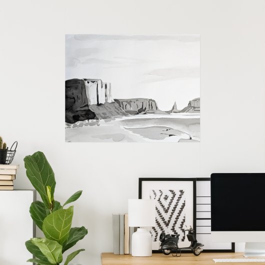 Poster Desert beauty (Bureau à domicile)