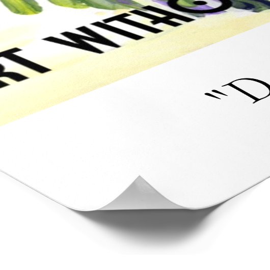 Poster : "Desert Cactus" de Geraldine (Coin)