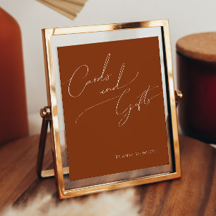 Poster Désert Capricieux Panneau Cartes et Cadeaux en T