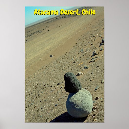 Poster Désert d'Atacama, Chili (Devant)
