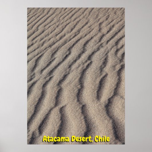 Poster Désert d'Atacama, Chili (Devant)