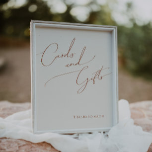 Poster Désert de Whimsical Cartes et Cadeaux beiges Sig