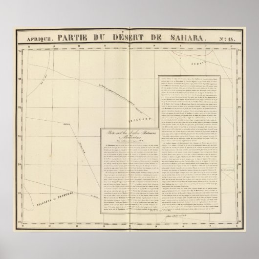Poster Désert du Sahara, Afrique 13 (Devant)