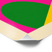 Poster Désert Géométrique Pop-Art (Coin)