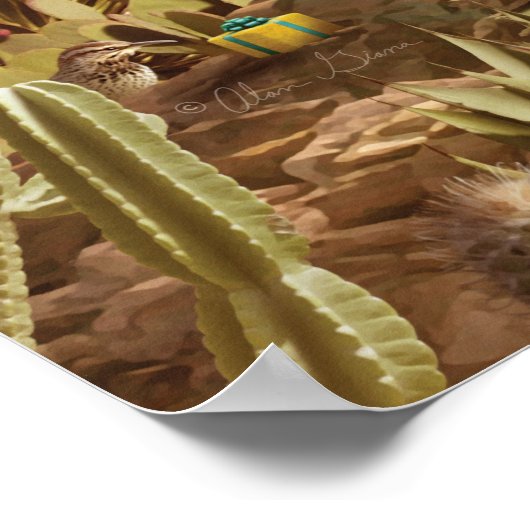 Poster "Desert Glow" d'Alan Giana (Coin)