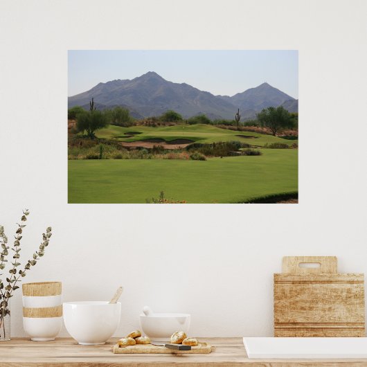 Poster Desert Golf (Cuisine)
