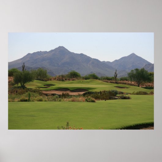 Poster Desert Golf (Devant)