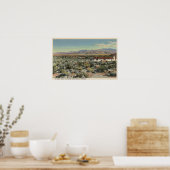 Poster Desert Home Vue sur la ville (Cuisine)