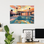 POSTER DESERT LIVING DESIGN #1 (Bureau à domicile)