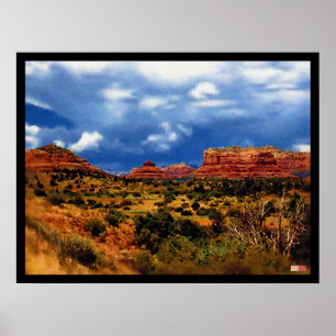 Poster Désert Majestic Arizona 1