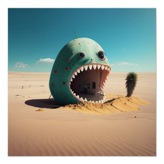 Poster Desert Monstre (Devant)