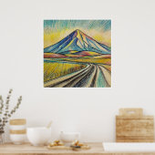 Poster Desert Road - Archivage Art Imprimer (Cuisine)