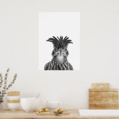 Poster Desert Road Rund Bird Portrait (Cuisine)