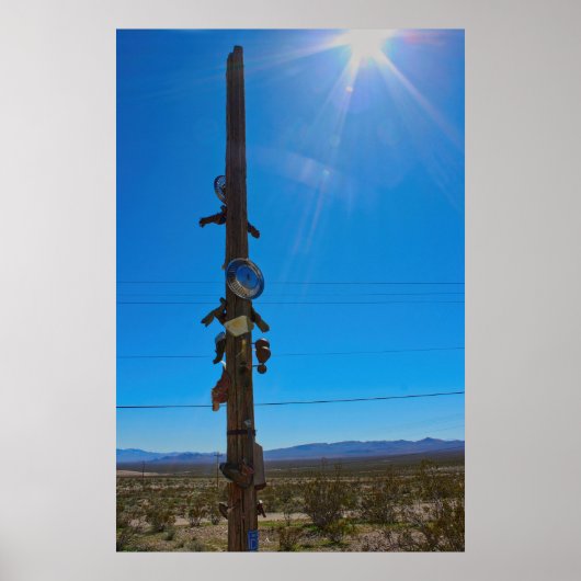 Poster Desert Roadside Art (Devant)