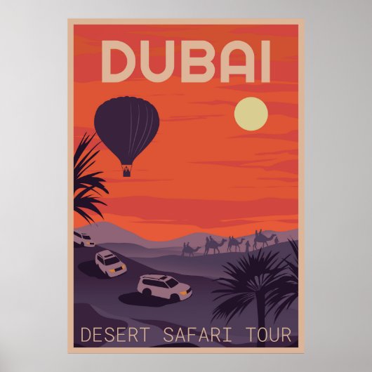 Poster Desert Safari Tour (Devant)
