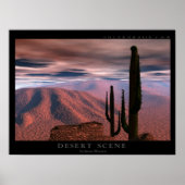 Poster Desert Scene (Devant)
