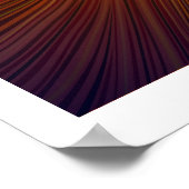 Poster Desert Scène paysage à l'affiche de nuit (Coin)