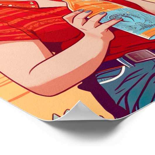 Poster Desert Secourt Chien, Tequila et Femanhood Print (Coin)