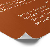 Poster Désert simple | Siège Alphabétique En Terracotta (Coin)