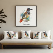 Poster Desert Spirit, Roasrunner en Aquarelle personnalis