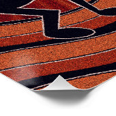 Poster Désert Sun Cactus Kokopelli Sud-Ouest (Coin)