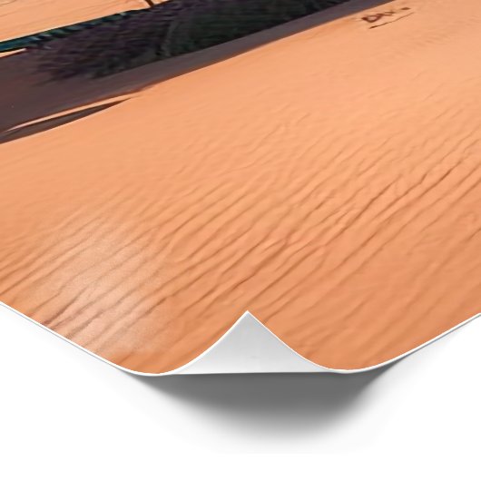 Poster Desert whale house (Coin)