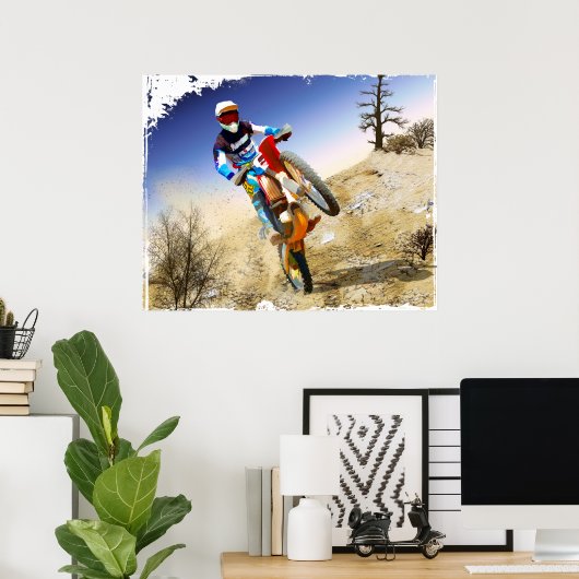 Poster Desert Wheelie (Bureau à domicile)