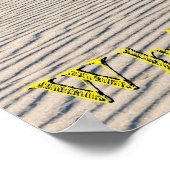 Poster Desert White Sands Landscape and Yucca  (Coin)