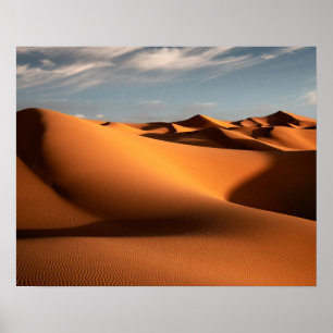 Poster Deserts   Erg Chebbi Dunes Morocco