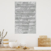 Poster Desiderata (Cuisine)