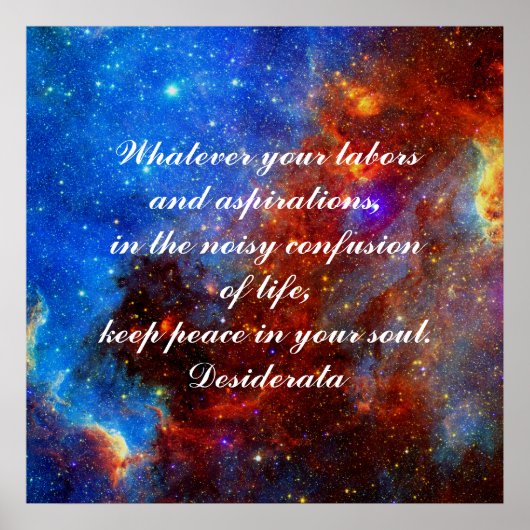Poster Desiderata (Devant)