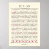 Poster Desiderata (Devant)