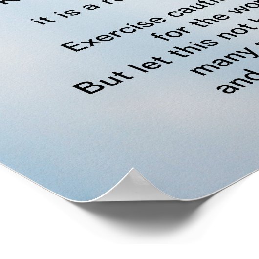 Poster Desiderata (Coin)