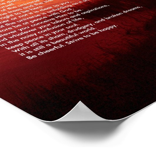 Poster Desiderata (Coin)