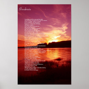 Poster Desiderata