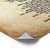 Poster Desiderata 12 x 12 Art Imprimer (Coin)