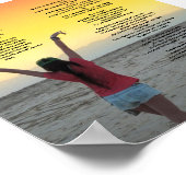 Poster Desiderata 6 par 6 pouces (Coin)