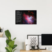Poster Desiderata - Aigle Nebula, Messier 16, NGC 6611 (Bureau à domicile)