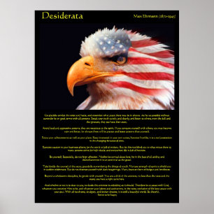 Poster Desiderata  bald eagle 1Posters