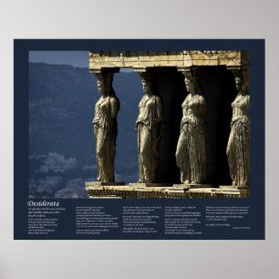 Poster Desiderata - Caryatides de l'Erechtheion