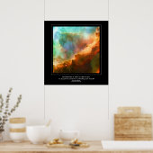 Poster Desiderata citation - Région de l'Omega Nebula (Cuisine)