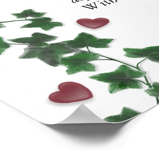 Poster Desiderata Coeurs d'Ivy (Coin)