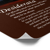 Poster Desiderata - East Sutton Harbour par nuit (Coin)