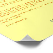 Poster Desiderata - Golden Sunflower Seeds (Coin)