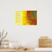 Poster Desiderata - Golden Sunflower Seeds (Cuisine)