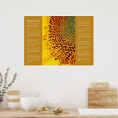 Poster Desiderata - Graines de tournesol (Cuisine)