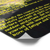 Poster Desiderata-Grand-Canyon (Coin)