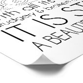Poster Desiderata Imprimer 16x20 sur papier mat (Coin)
