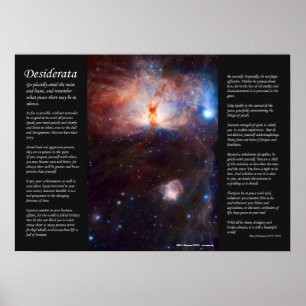 Poster Desiderata - Incendies cachées de la flamme Nebula